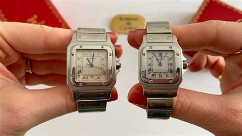 small santos de cartier watch|cartier santos watch size guide.